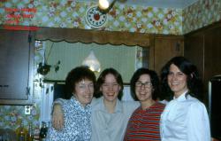 Rene, Nancy, Jenny, Barb, Dec, 1978