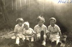 Ag, Eddie and cousins in 1929