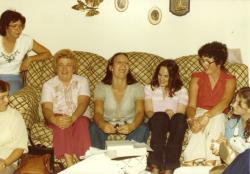 MaryLou’s shower, August 1987