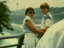 Eddie and Tom at Niagara Falls
