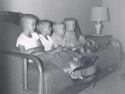 Danny, Dave, Kenny and Rick Callahan, about 1956