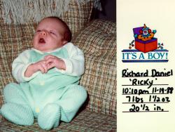 Ricky Birth Announcement