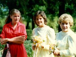 Margy, Susie and Maid of Honor Teresa Arasim  at Sandys wedding