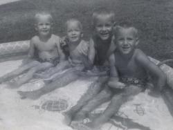Rick, Kenny, Danny and Dave Callahan 1956