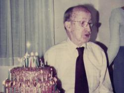 J.M. Scholz at Birthday 1976