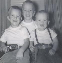 Dave, Danny and Rick Callahan 1955