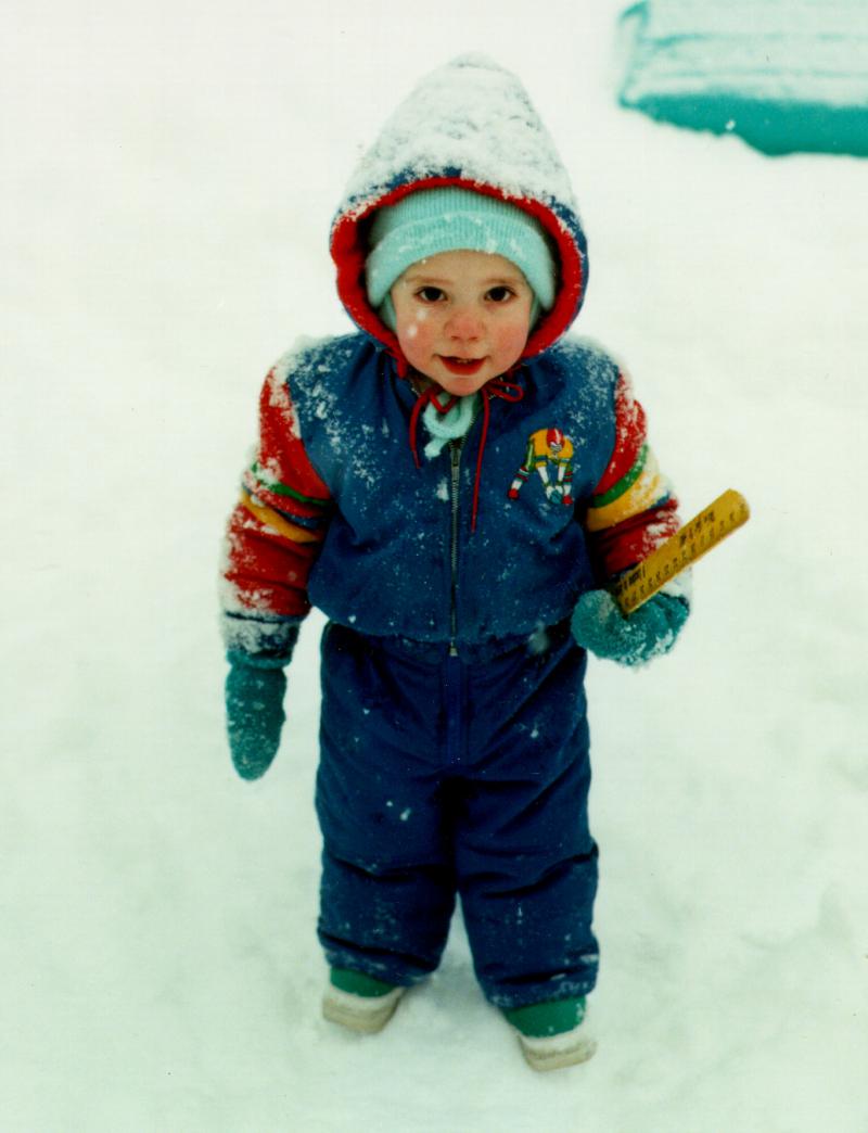 Dalton Carter in snow