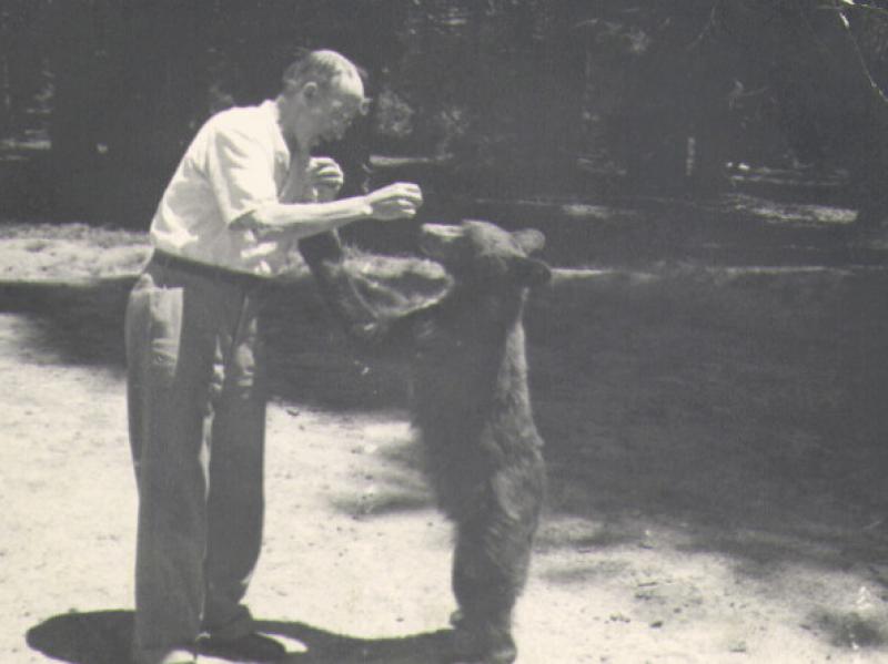 Pap Scholz in Yosemite 1951